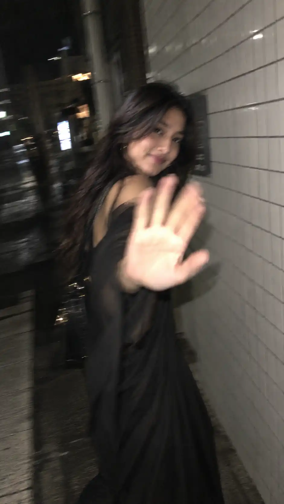 Example result for Tokyo Motion Blur Candid Photo AI image prompt