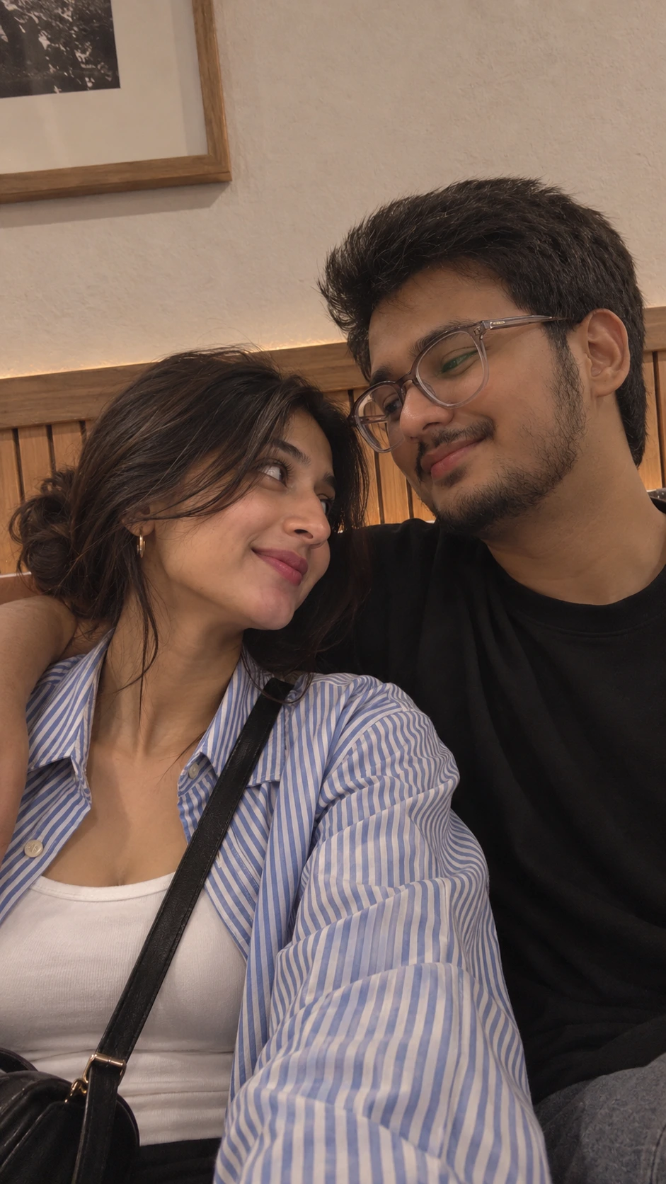 Example result for Cute Casual Couple Selfie AI image prompt